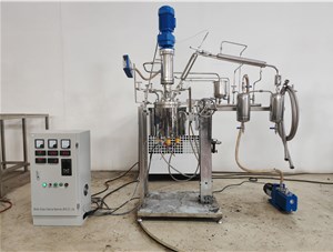 3L高溫不銹鋼減壓蒸餾酯化反應釜已完工發(fā)往澳洲