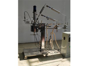 0.5L高溫不銹鋼電加熱聚酯實驗釜已完工發(fā)往沈陽