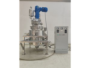 150L不銹鋼機械密封油浴電加熱反應(yīng)釜已完工發(fā)往佛山